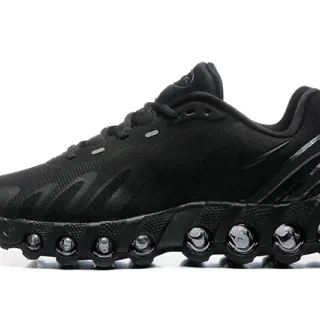 Nike काला मेश एंड सिंथेटिक ऊपरी ट्रांसपेरेंट कुशनिंग पॉड्स रनिंग शू