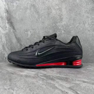 Nike أحذية رياضية أسود أحمر low-top علوية نسيجية أسلوب حياة