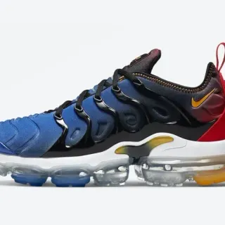 Nike Azul Vermelho Ondulado Jaula TPU Malla Camada Superior Lifestyle Sneakers