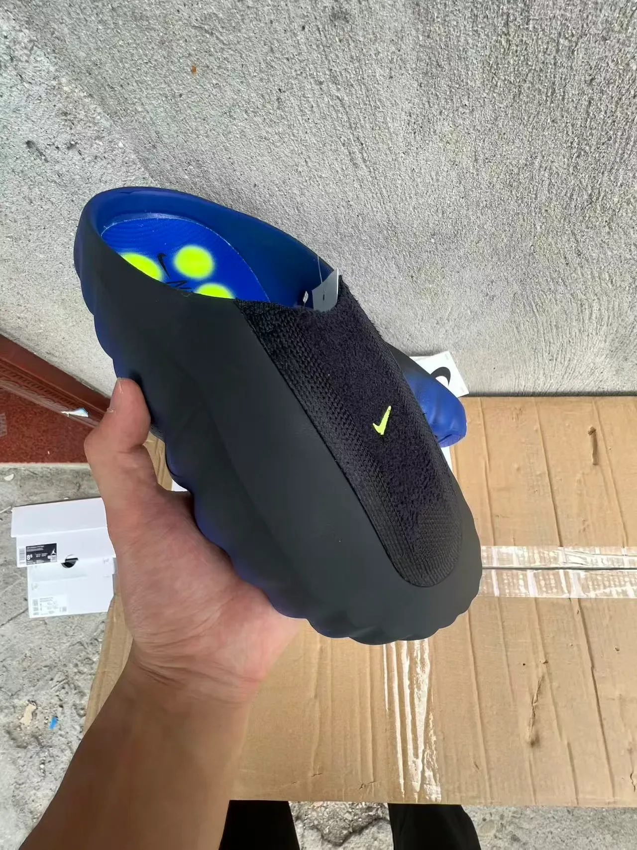 Nike Zapatillas Deportivas Azul Amarillo Suela de Goma Moldeada Gradiente 2