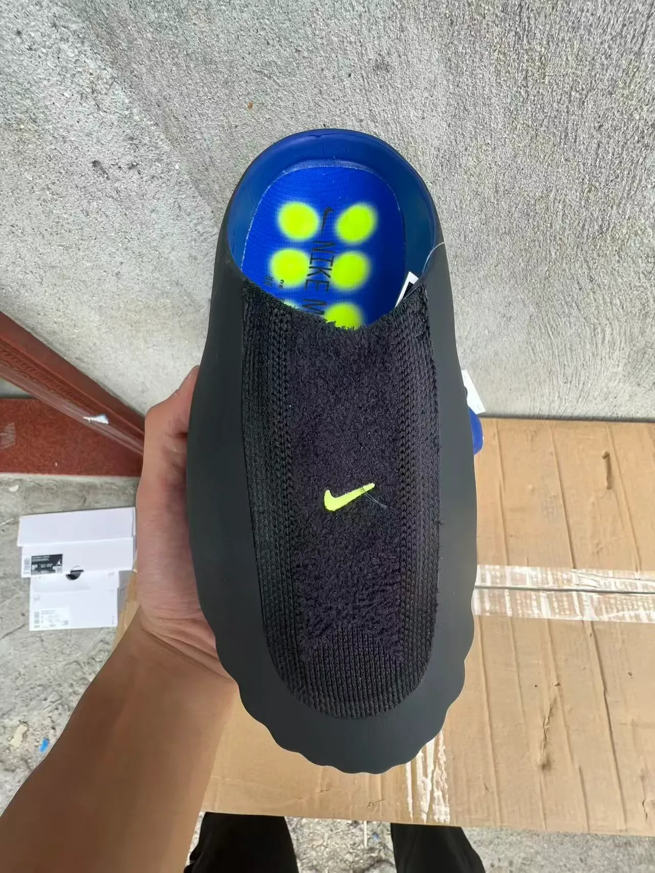 Nike Zapatillas Deportivas Azul Amarillo Suela de Goma Moldeada Gradiente 3