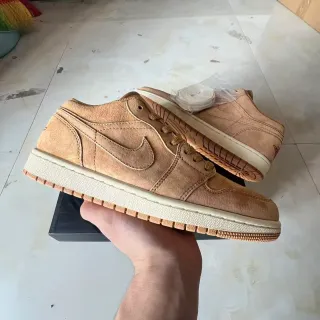 Nike أحذية رياضية سويد بني بيج علوة منخفضة سيليويت نمط حياة
