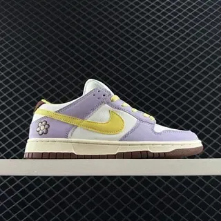 Nike Dunk Low لافندر أصفر زهوري أسلوب حياة سنيكرز