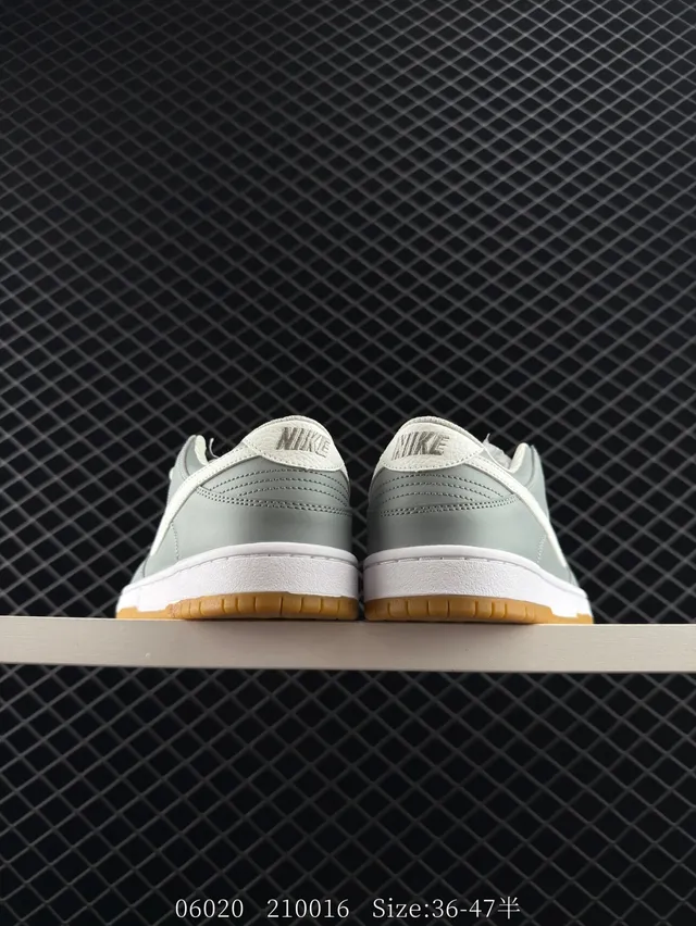 Nike Dunk Low Gris Clair Off-White Gum Chaussures de Skateboard 4