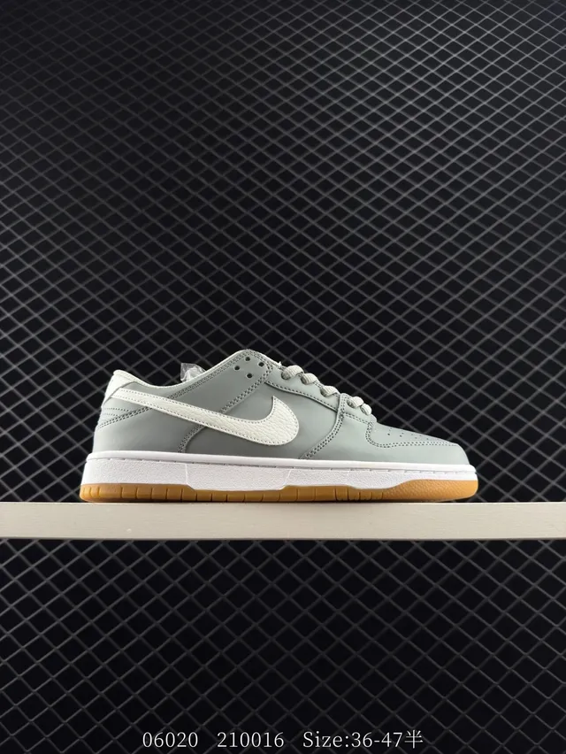 Nike Dunk Low Gris Clair Off-White Gum Chaussures de Skateboard 6