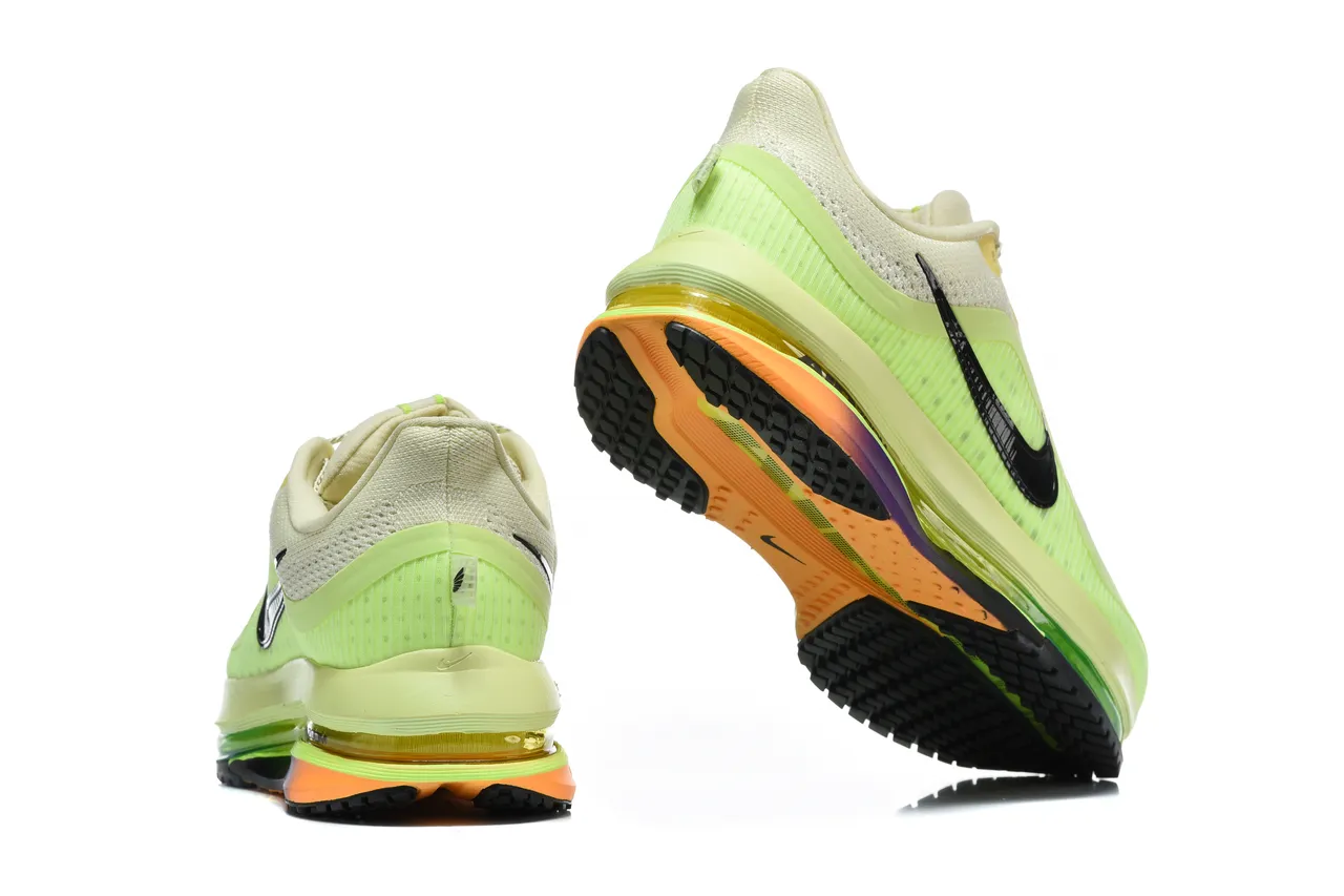 Nike Verde Preto Engineered Mesh Superior Visível Air Zoom Unit Tênis de Corrida 2