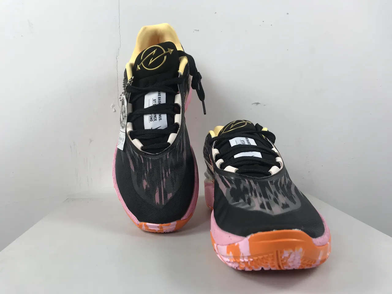 Nike GT Cut Black Camo Pink Orange Chaussures de basket-ball 5