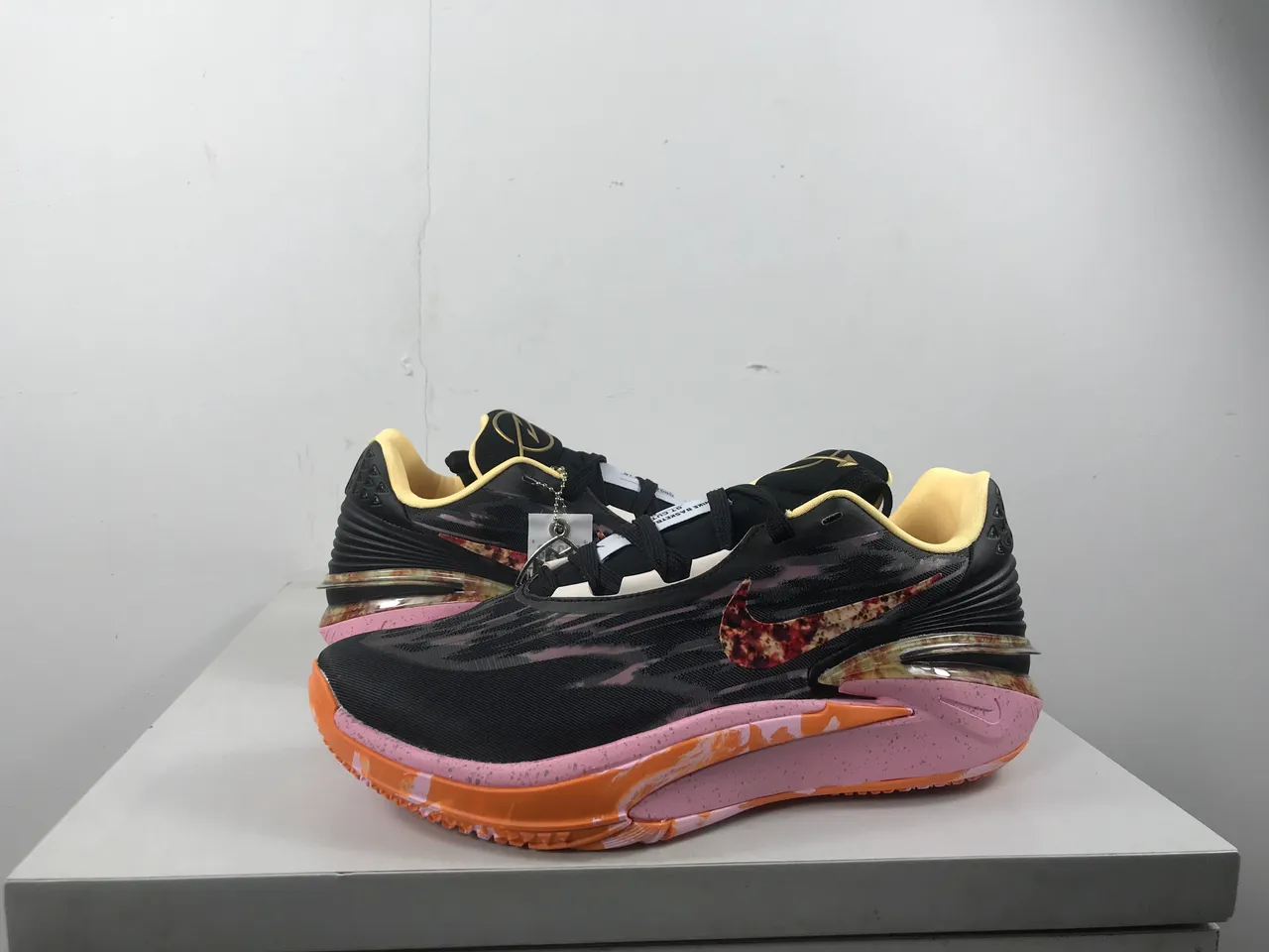 Nike GT Cut Black Camo Pink Orange Chaussures de basket-ball 6