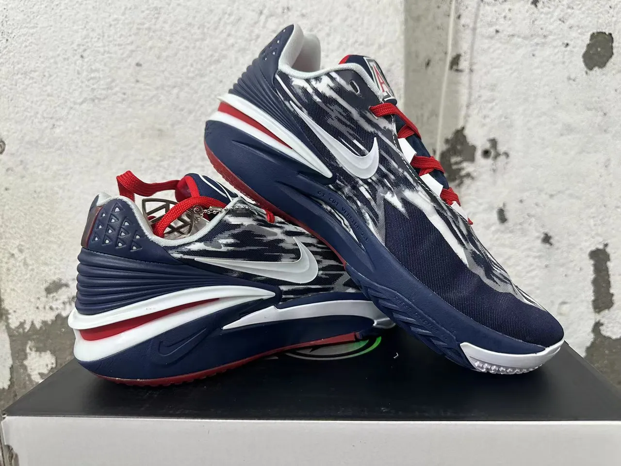 Nike Hyperdunk Navy Red High-Top Basketball Shoes 5