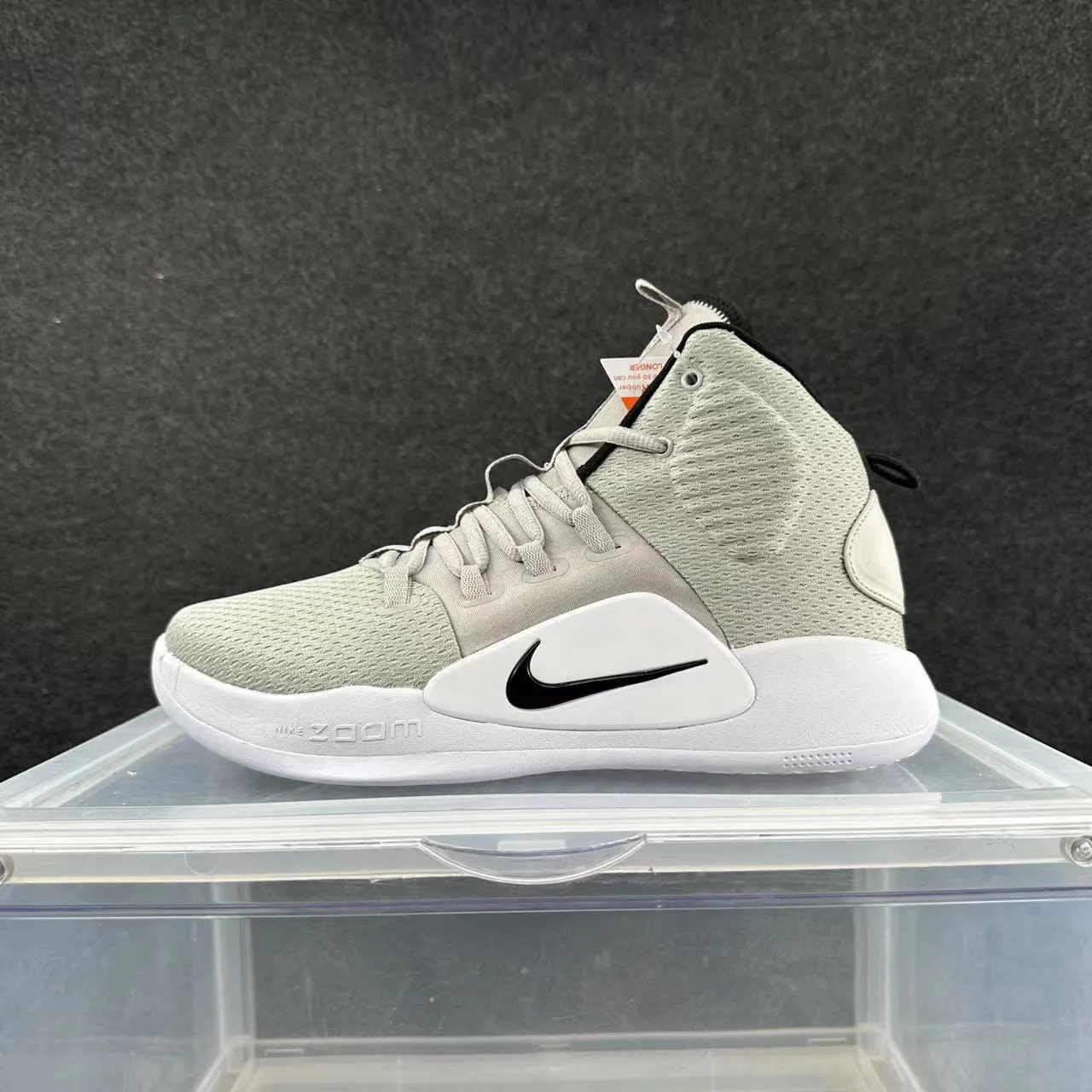 Nike Hyperdunk X رمادي أبيض أحذية كرة السلة 2