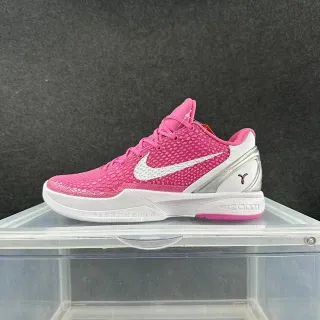Nike Kobe 6 गुलाबी और चांदी बास्केटबॉल जूते
