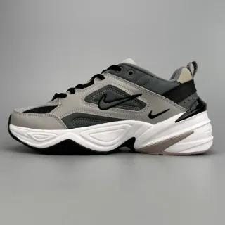 Nike M2K Tekno Gray Black White Chunky Sneakers