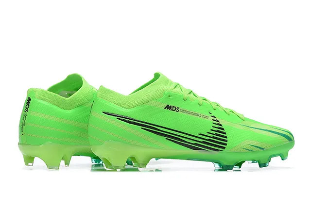 Nike Mercurial Vert Noir Tricot Néon Supérieur Graphiques Chevron Semelle Firm-Ground Chaussures de football 5