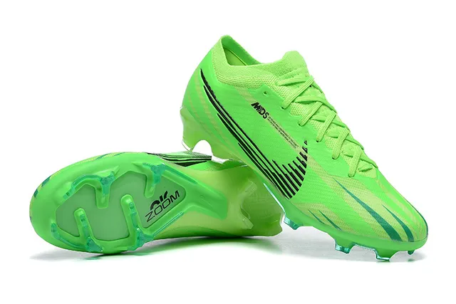 Nike Mercurial Vert Noir Tricot Néon Supérieur Graphiques Chevron Semelle Firm-Ground Chaussures de football 6