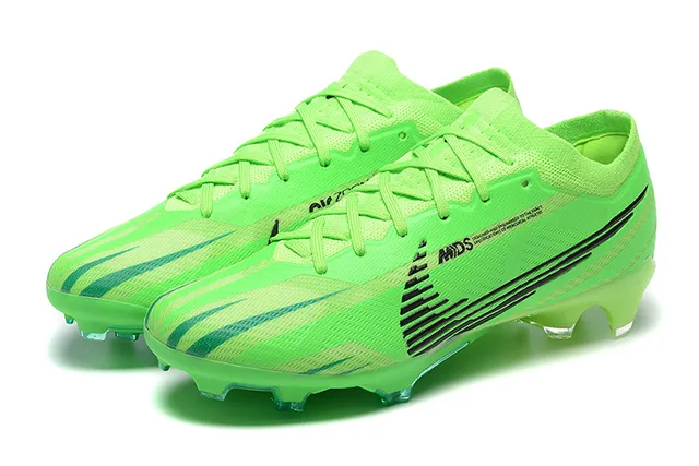 Nike Mercurial Vert Noir Tricot Néon Supérieur Graphiques Chevron Semelle Firm-Ground Chaussures de football 8