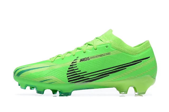 Nike Mercurial Vert Noir Tricot Néon Supérieur Graphiques Chevron Semelle Firm-Ground Chaussures de football 10