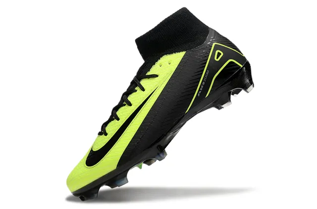 Nike Mercurial Superfly Black Neon Lime Firm-Ground chaussures de football 3