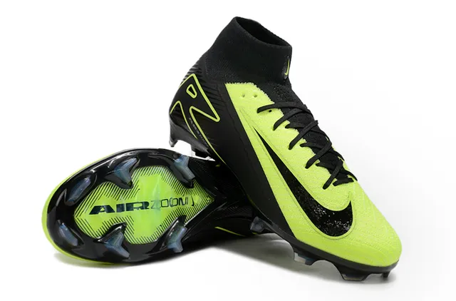 Nike Mercurial Superfly Black Neon Lime Firm-Ground chaussures de football 4