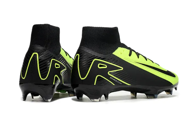 Nike Mercurial Superfly Black Neon Lime Firm-Ground chaussures de football 5