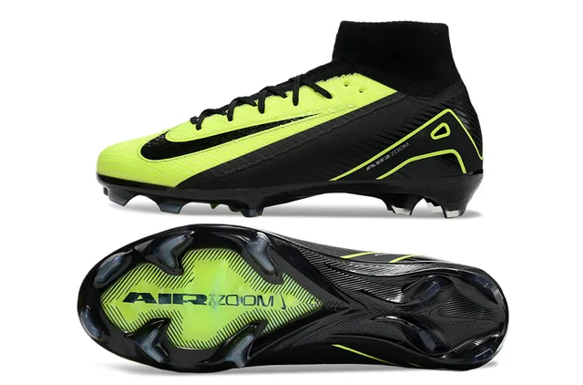 Nike Mercurial Superfly Black Neon Lime Firm-Ground chaussures de football 6