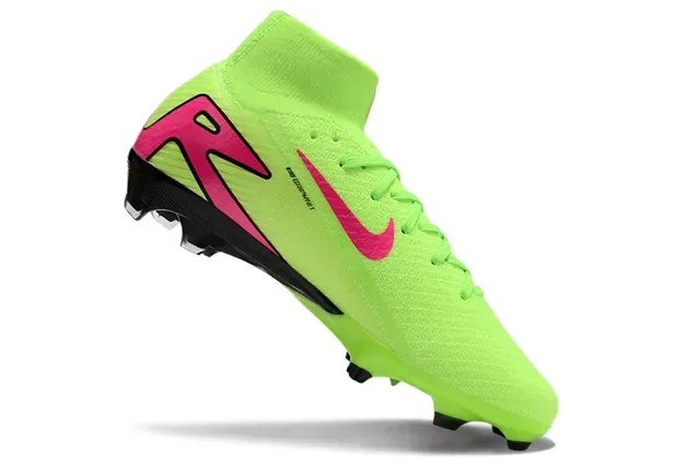 Nike Mercurial Superfly Neon Lime Pink Firm-Ground फुटबॉल जूते 2