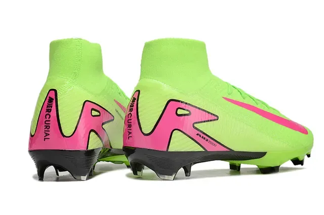 Nike Mercurial Superfly Neon Lime Pink Firm-Ground फुटबॉल जूते 5