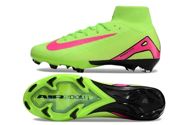 Nike Mercurial Superfly Neon Lime Pink Firm-Ground फुटबॉल जूते 6
