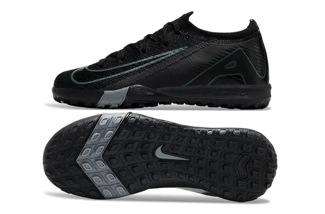 Nike Mercurial Vapor Bege Preto Low-Cut Synthetic Upper Turf Sapatos de Futebol 5