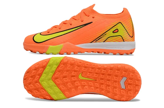Nike Mercurial Vapor Bege Preto Low-Cut Synthetic Upper Turf Sapatos de Futebol 9