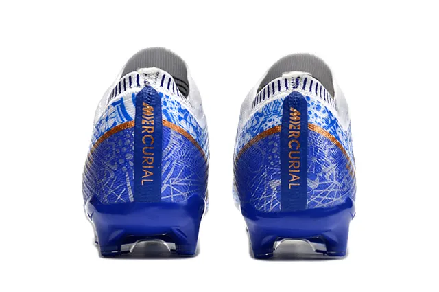 Nike Mercurial Vapor Blue Line-Art Graphic Firm-Ground Soccer Shoes 4