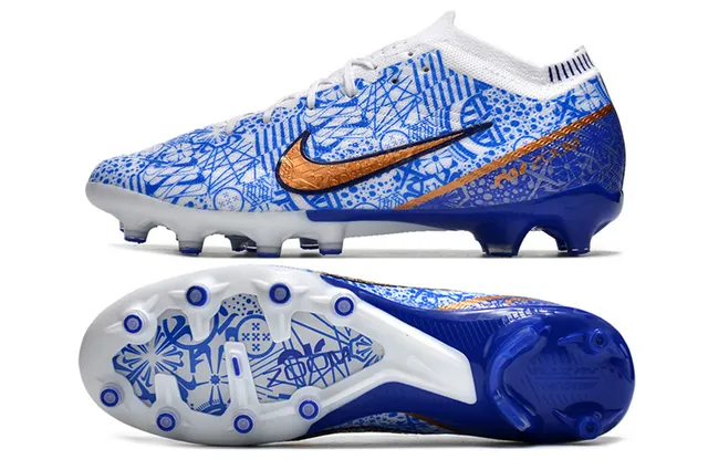 Nike Mercurial Vapor Blue Line-Art Graphic Firm-Ground Soccer Shoes 5