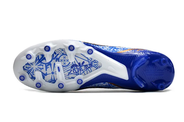 Nike Mercurial Vapor Blue Line-Art Graphic Firm-Ground Soccer Shoes 6