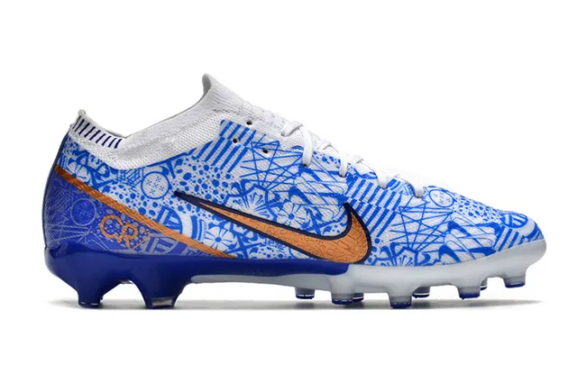 Nike Mercurial Vapor Blue Line-Art Graphic Firm-Ground Soccer Shoes 7
