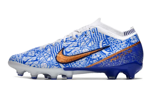 Nike Mercurial Vapor Blue Line-Art Graphic Firm-Ground Soccer Shoes 8