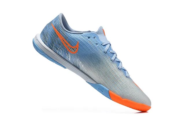 Nike Mercurial Vapor নীল কমলা লো-কাট সিন্থেটিক আপার গ্রেডিয়েন্ট টেক্সচার ইন্ডোর সকার শু 3