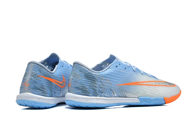 Nike Mercurial Vapor নীল কমলা লো-কাট সিন্থেটিক আপার গ্রেডিয়েন্ট টেক্সচার ইন্ডোর সকার শু 5