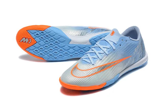 Nike Mercurial Vapor নীল কমলা লো-কাট সিন্থেটিক আপার গ্রেডিয়েন্ট টেক্সচার ইন্ডোর সকার শু 6