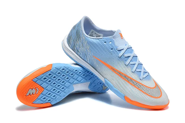 Nike Mercurial Vapor নীল কমলা লো-কাট সিন্থেটিক আপার গ্রেডিয়েন্ট টেক্সচার ইন্ডোর সকার শু 7