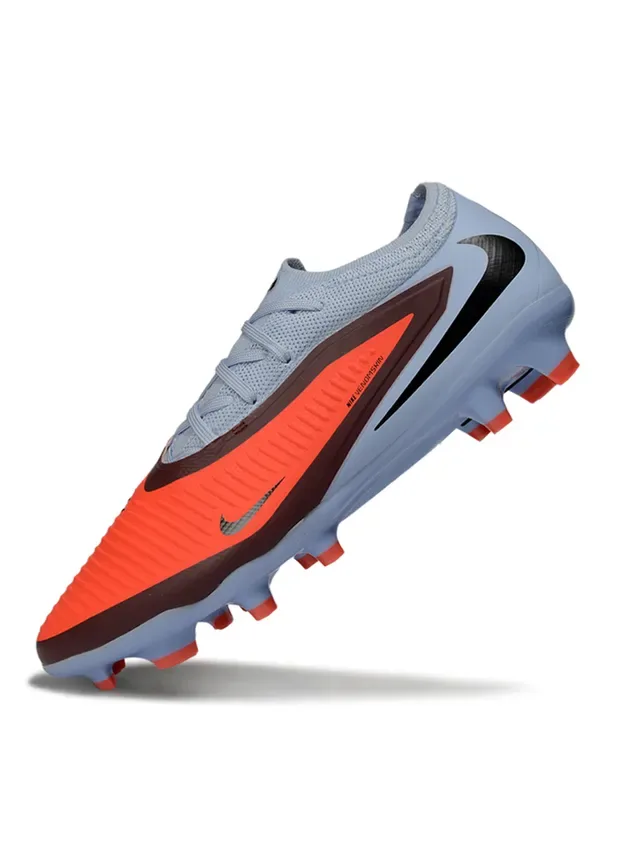 Nike Phantom GT 蓝橙 低帮针织鞋面 钉地足球鞋 4