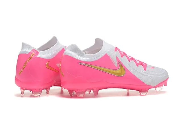 Nike Phantom GT Pink and White Firm-Ground Chaussures de football 2