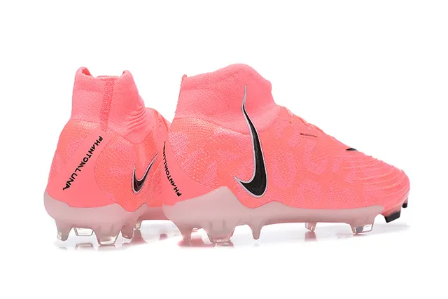 Nike Phantom GT Pink Black 高切针织鞋面 纹理合成覆盖 Firm-Ground 足球鞋 2