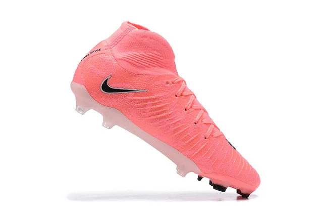 Nike Phantom GT Pink Black 高切针织鞋面 纹理合成覆盖 Firm-Ground 足球鞋 4