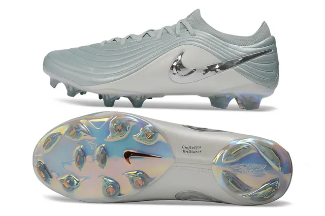 Nike Phantom GT Silver Iridescent Firm-Ground Soccer Shoes 6