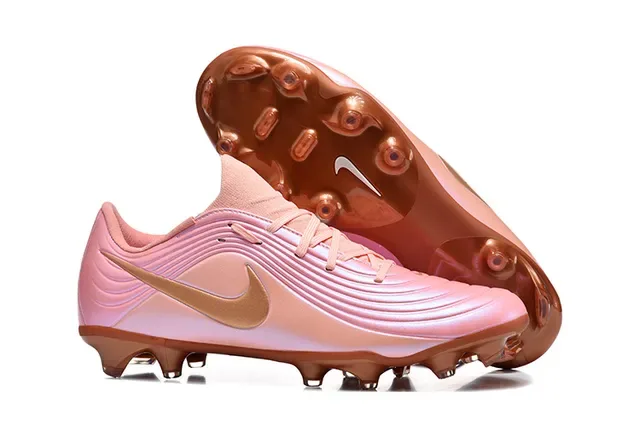 Nike Phantom GT Blanco y Azul Textura Ribeteada en Forefoot Cordones Asimétricos Botas de Fútbol para Césped Firme 2