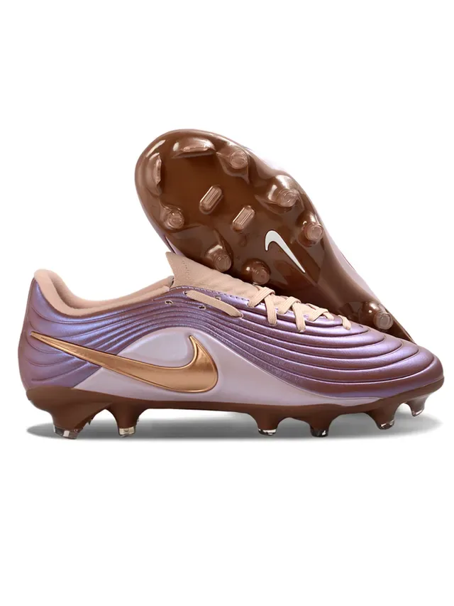Nike Phantom GT Blanco y Azul Textura Ribeteada en Forefoot Cordones Asimétricos Botas de Fútbol para Césped Firme 3
