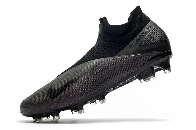 Nike Phantom VSN Gray and Red Firm-Ground Soccer Shoes 9