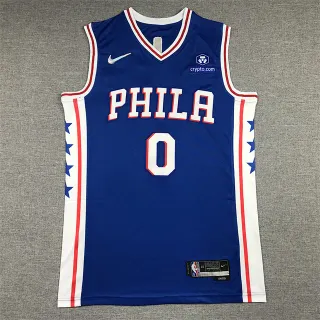 Nike Philadelphia 76ers City Edition Royal Blue 篮球球衣