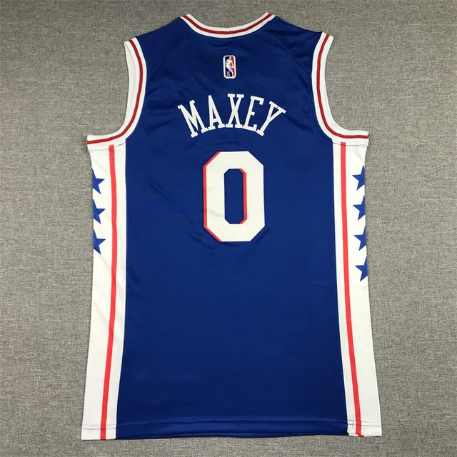 Nike Philadelphia 76ers City Edition Royal Blue Camiseta de Baloncesto 2