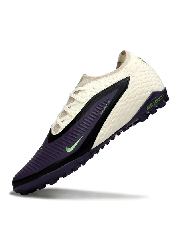Nike أرجواني أبيض منخفض القطع سطح صناعي مظعر مقدمة القدم عشب اصطناعي أحذية كرة القدم 3