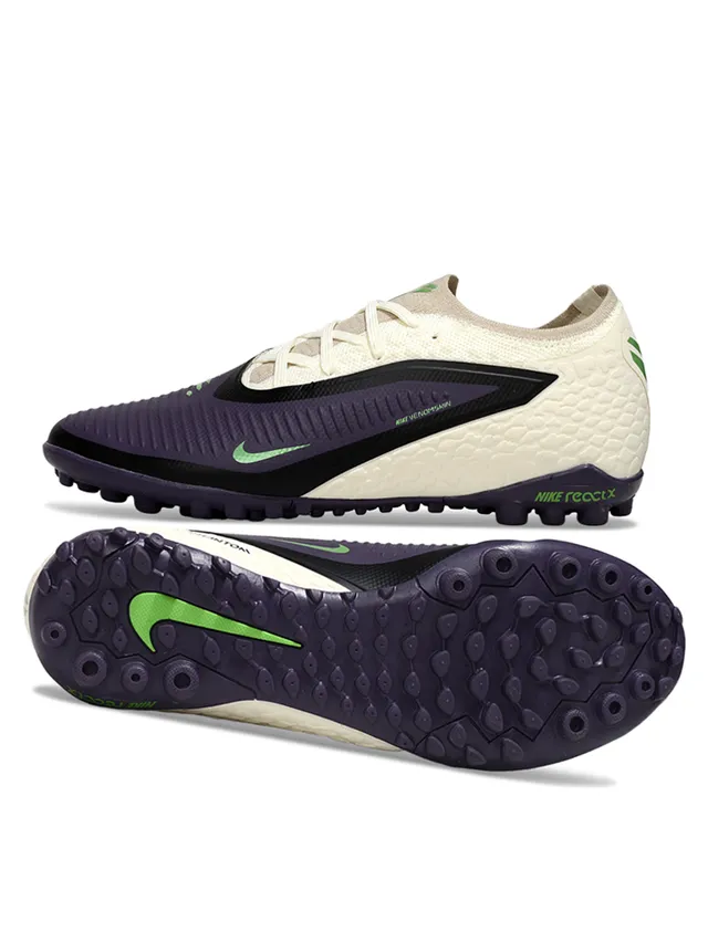 Nike أرجواني أبيض منخفض القطع سطح صناعي مظعر مقدمة القدم عشب اصطناعي أحذية كرة القدم 6